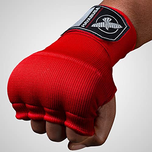 Hayabusa Quick Gel Boxing Hand Wrap Gloves - color: Red, size: X-Large