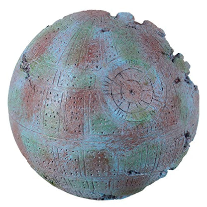 Underwater Treasures Green Space Ball Aquarium Ornament Sculpture