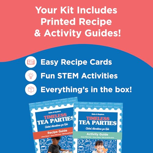 BāKIT Box Maamoul Cookie Baking Kit for Kids – Make Lebanese Date-Filled Cookies + Learn Culture – Printed Recipe & Activity Guides – Educational STEM Gift - color: Lebanese Maamoul