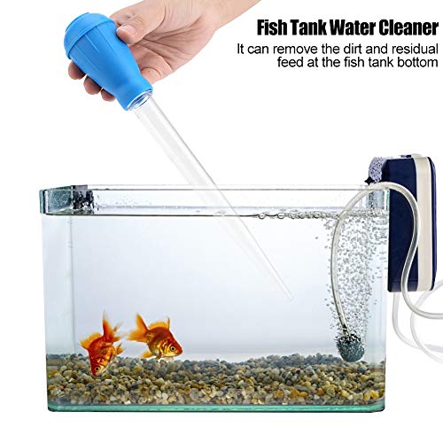 Fish Water Changer Aquarium Dropper Pipette Feeder Manual Waste Cleaner