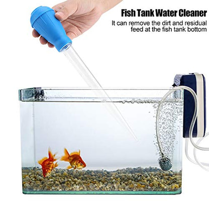 Fish Water Changer Aquarium Dropper Pipette Feeder Manual Waste Cleaner