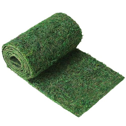 Roll of Green Moss for Fairy Gardens Wedding Other Arts and Crafts (15.3x130cm (6" W x 51" L)) - size: 15.3x130cm (6"W x 51"L )