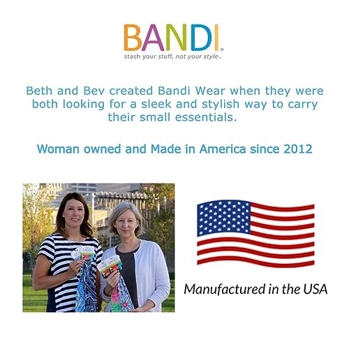 BANDI 포켓 랩 – 휴대폰, 돈, 열쇠 및 의료 기기를 위한 포켓이 있는 러닝 허리 벨트 | 안전한 미끄럼 방지 여행 및 피트니스 벨트, 여성 및 남성용, 미국 회사 - color: 천상의, size: S