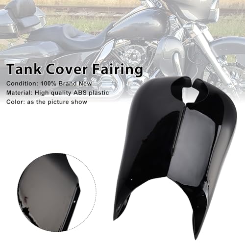 Tank Cover Fairing for Harley Street Glide Road Glide 2009-2024 - ABS Plastic Bolt-On Tank Console Overlay - Replacement for OEM 61459-09 61461-09 - Fits Touring Models with Stock Seat