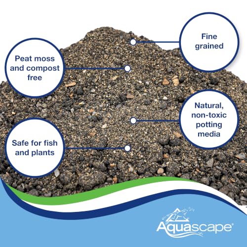 Aquascape Pond Plant Potting Media, Nutrient-Rich Aquatic Soil for Water Gardens, Supports Strong Root Growth, 432 Cubic Inches, 89003 - size: 432 cubic inches