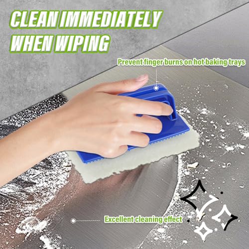 5 Pack Electric Cleaning Brush Pad Kitchen Bathroom Household Cleaning Pad Swimming Pool wall Cleaning Brush Heavy Duty Griddle Scrubber Scouring Pad and 1 Pack Handle kit(Multicolor) - color: Mix Color