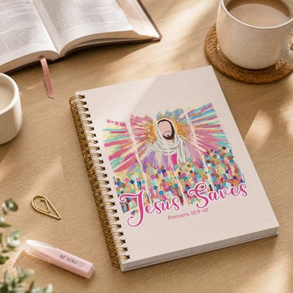 INCOK Inspirational Bible Verse Journal - In the Chaos, His Grace Covers Me Hardcover Journaling, Religions Gift for Women, Christian Notebook for Church Notes Scripture Study Stationery Supplies - color: In the Chaos, His Grace Covers Me