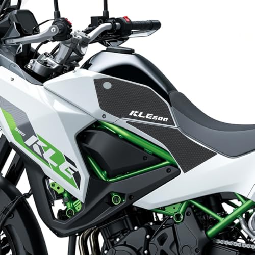 for KLE500 kle500 2026 New Accessories Fuel Tank Anti-Slip Stickers Side Anti-Slip mats Side Panel Stickers Rubber Fuel Tank Side Protectors Fuel Tank Stickers Tank Pads Tank pad Gas - color: Kle500