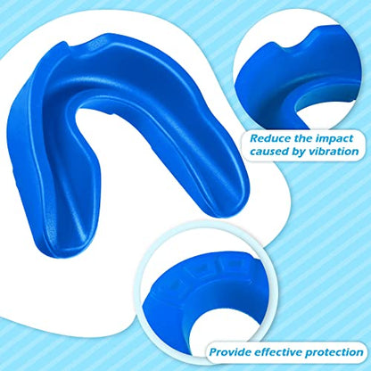 Sport Mouth Guards Gum Teeth Armor Game Guard for Boxing Basketball Football Hockey Karate Basketball Rugby Match - color: Lake Blue