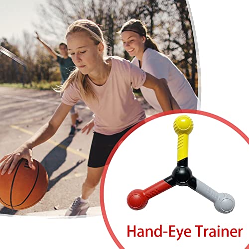 2Pcs Reflex Training Tossing Stick Improving Reaction Speed Trainer Hand-Eye Coordination Baseball for Pre-Game Warm-Ups