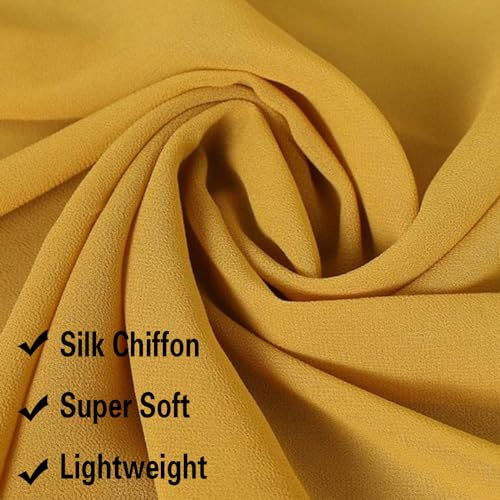 Leimandy Infinity Chapel Veil Hijab Scarf Head Wrap for Muslim V96 - color: Golden