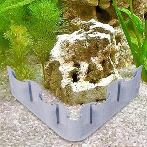 Aquarium Gravel Divider Fish Tank Sand Screen Substrate Fence | Water Plant Fish Tank Bottom Fence, Separate Gravel in Aquarium or Terrarium - color: Style C