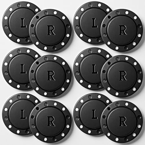 6Pairs Magnetic Button 1Inch Hidden Sewing Magnetic Button Snaps