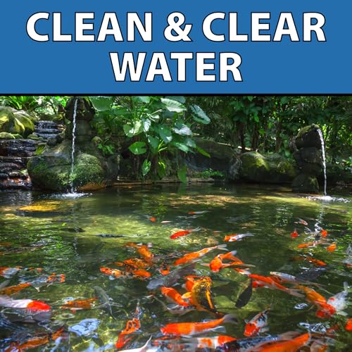 CrystalClear BioClarifier Small Pond & Water Garden Clarifier, 24 Packets | Cleaner for cloudy water with beneficial microbe treatment to improve water clarity; fish, plant & pet safe - size: 24 Packet