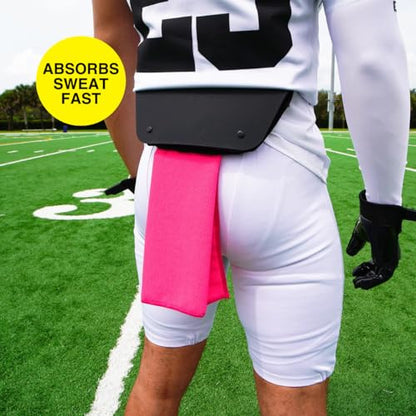 SLEEFS Football Cotton Towel (Pink) - color: Pink