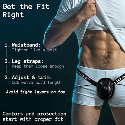 lobloo Thai Cup 2.0 – Professional Athletic Cup for MMA, Muay Thai & Contact Sports | Engineered Performance Protection | Slim Lock Fit, Lightweight Freedom | Made in Sweden