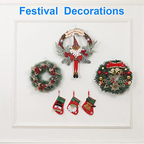 12 Pieces Large Suction Cups with Hooks 2 inch Clear Plastic Sucker Hooks for Glass Window Wall Festivals Parties Theme Carnival Decoration Door Bathroom Kitchen - size: 2"+hooks"