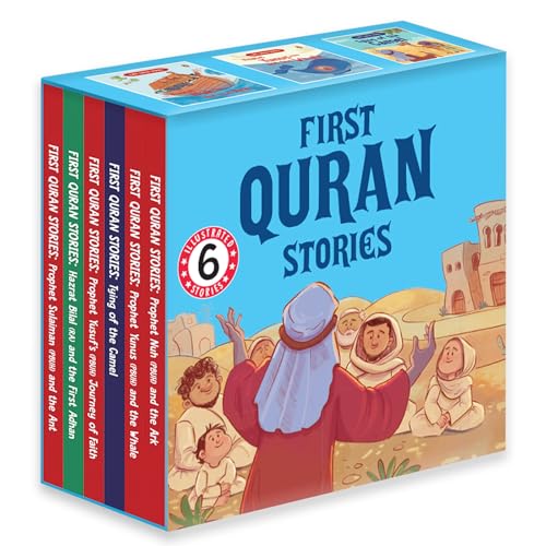 First Quran Stories (6 Books Box Set): First Quran Stories Box Set (6 Books): Islamic Story Books for Kids Ages 5+ | Stories of the Prophets for Children (Early Learning)