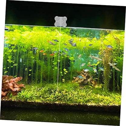 VANZACK 2pcs Fish Tank Isolation Cup Clips Acrylic Aquarium Divider Clamps for Separating Fish and Preventing Easy to Use