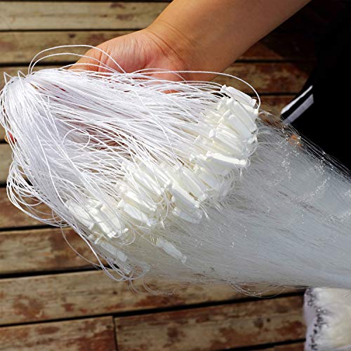 Fishing Net Gill Net 100m x 2m 5x5cm Mesh 0.25mm Twine | Ready-to-use single-layer gill net with float and sinker line