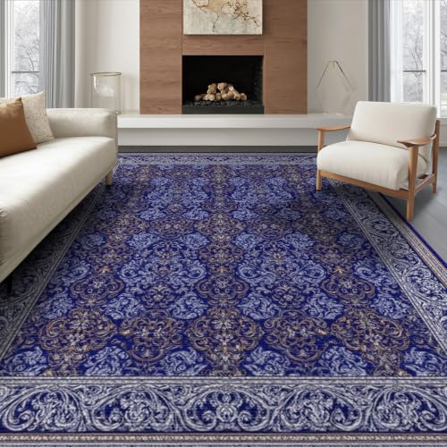 6'x9' Blue Sapphire Islamic Prayer Traditional Washable Area Rug - color: Blue/Pattern 23, size: 6' x 9' (Rectangular)