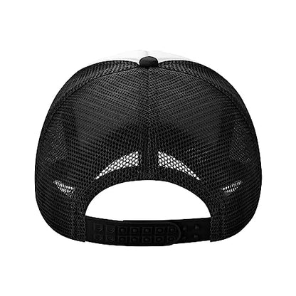 National Guard Iraq Afghanistan Combat Vet Adjustable Breathable Mesh Trucker Baseball Cap Unisex3 Black