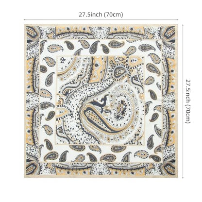 RIIQIICHY Women Head Hair Scarf Like Satin Silk Scarf Sleeping Hair Wrapping Night 27.5" - color: C012
