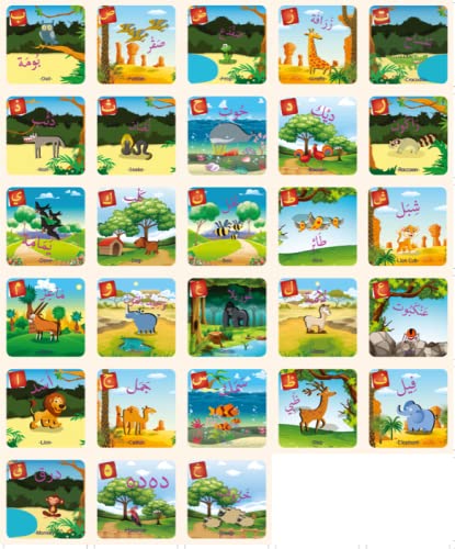 Arabic Alif Baa Taa Decal Arabic Puzzle Board Arabic Flash Card Muslim Kids Gift Set
