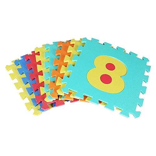 BalanceFrom Kid's Puzzle Exercise Play Mat with EVA Foam Interlocking Tiles - color: 36 Tiles, Alphabet