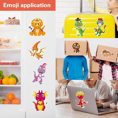 Dinosaur Sticker for Kids 12 Design, Make Your Own Dinosaur Sticker Sheets | 24 PCS Boy Girl Toddlers Stickers, Dinosaur Party Favors Supplies Art Craft, Birthday Gift, Teacher Classroom Reward - style: Dinosaur Sticker