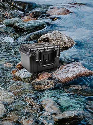 Olympia 10.47" Waterproof Hard Case with DIY Customizable Foam, Fit use of Gear, Equiment, Camera and so on
