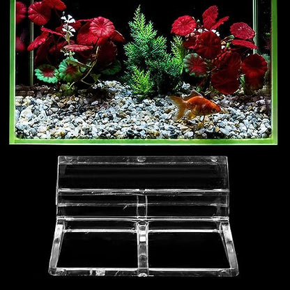 Aquarium Glass Cover Clip, 20Pcs/Set Clear Acrylic Clip Holder Support Clamp Accessory for Aquarium Fishtank(10mm)