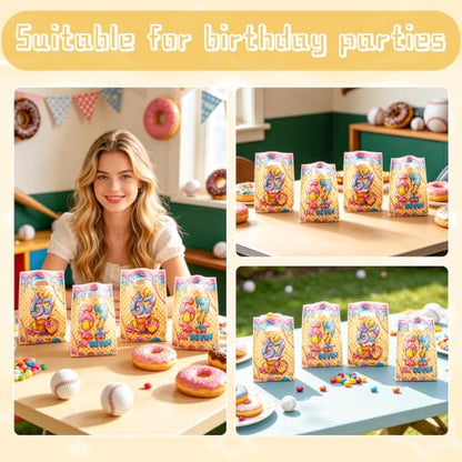 LERCTH 67 Gift Bags, Baseball & Ice Cream Themed Graffiti Style Goodie Bags for Sports Birthday Party Favors - color: 67 gift bag 30 packs