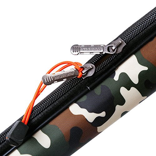 Foldable Fishing Rod Bag 45-Inches Durable Fishing Tackle Bag Storage Bag Portable Rod Tubes Rod Cases (Suit for 2-Piece 7-Feet Rod) - color: Camo