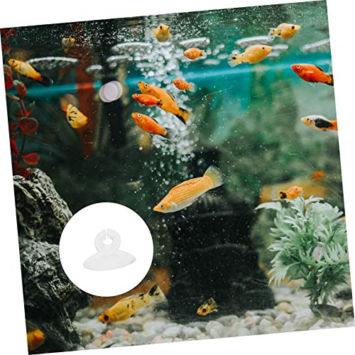 BESPORTBLE 25pcs Aquarium Cup Airline Tubing Holder Sturdy Clips for Air Pump Tubing Easy to Use Strong for Fish Tanks and Aquariums