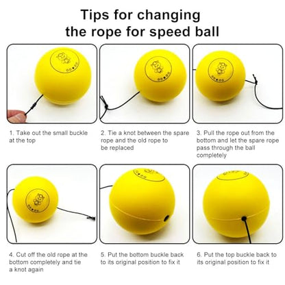 Boxing Reflex Ball Headband Multifunctional Fun Effective Hand Eye | Kids Beginners Punching Headband for Professionals Enthusiasts Beginners Amateurs Lovers Families Friends - color: Yellow ball