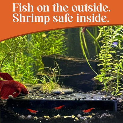 Shrimp Breeding Protector, Shrimp Hide Tunnel, Light Brown | Aquarium tunnel creates a sheltered breeding cave for dwarf, cherry and baby shrimp while helping protect young shrimp. - color: Light Brown