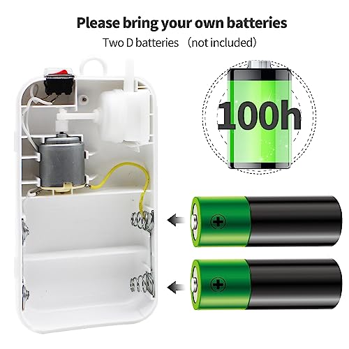 Portable Battery Air Pump for Fishing Trips, 6 Gallons Aeration Pump,Aquarium Air Pump with Air Stones, Outdoor & Outdoor use