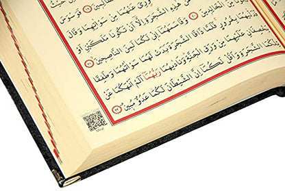 ihvan online Luxury Islamic Prayer Velvet Covered Gift Box, Deluxe 4 Piece Set with Elegant Velvet Covered Quran & Prayer Beads Tesbih & Prayer Rug, Ramadan & Eid Gift, Black - color: Black