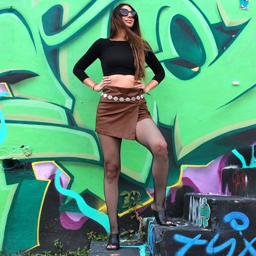 Millennials In Motion Sheer Elegance Patterned Tights - color: Back Seam