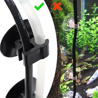 Aquarium Suction Cups for Tubing | 30 Pieces Aquarium Suction Cup Clips | Fish Tank Hose Holder,for Air Pump Power Cord Wire Cable Tube Airline Hose LED Strips Decoration