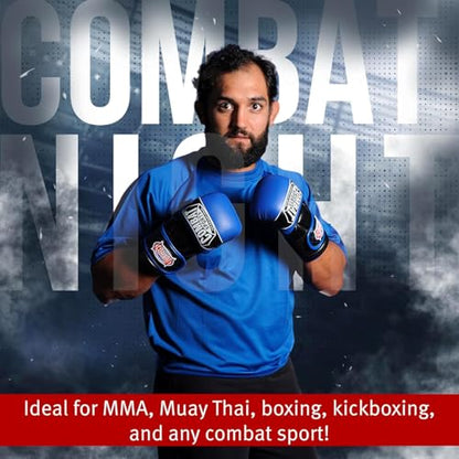 Combat Sports Max Strike MMA Training Gloves, Open Palm Fingerless Gloves for MMA, Muay Thai, and Kickboxing (Silver/Black, Regular)
