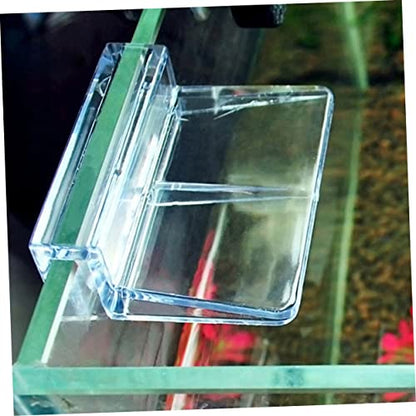 Abaodam 15Pcs Support Frames for Fish Tank Durable Aquarium Brackets for Glass Easy Installation High Transparency for Home and Shop Use