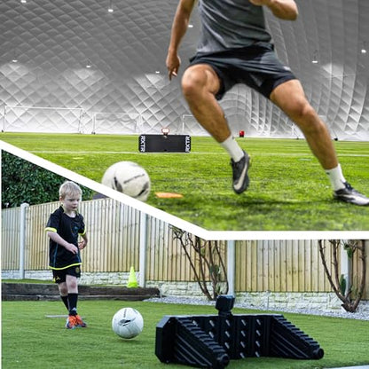 QUICKPLAY RXTR Reaction Training Light - Smart Soccer Reflex Trainer | Tracks score live, Pre-programmed drills, No app needed, Works with rebound boards, Builds speed & agility, Rechargeable