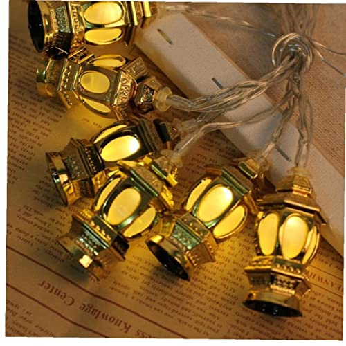 Ramadan Led Lights Warm White Plastic Kareem Lantern Decor Eid Festival Party Decoration Supplies