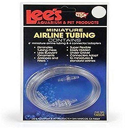 Lee`s Aquarium Mini Tubing 6ft with 4 Connectors