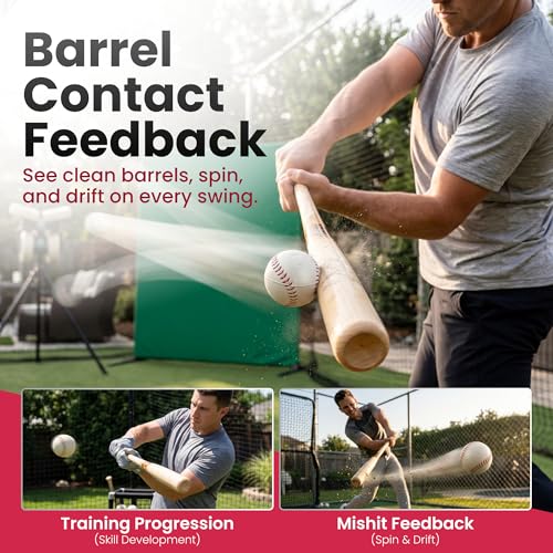 GPS Athletics VeloBlast 3.5 oz – High-Density Foam Machine Balls for Hitting Development, Bat Path Precision, and High Velocity Hitting Training No Sting