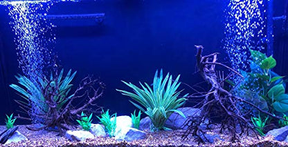 SLOCME 4 Inch Aquarium Air Stone - Air Bubble Stone with Suction Cup Dissolving Oxygen Diffusers Air Pump Accessories for Aquarium Fish Tank
