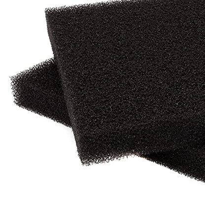 Aquarium Sponge Filter Media Pad 9 x 9 x 1 inch, Cut to Fit Biochemical Filter Bio Foam Pad, 2 Pcs