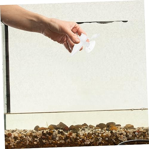 POPETPOP 5PCS Automatic Shrimp Feeder Tube with Suction Cup for Aquarium Mini Shrimp Hatchery Fish Feeding Device Small Fish PET Feeder